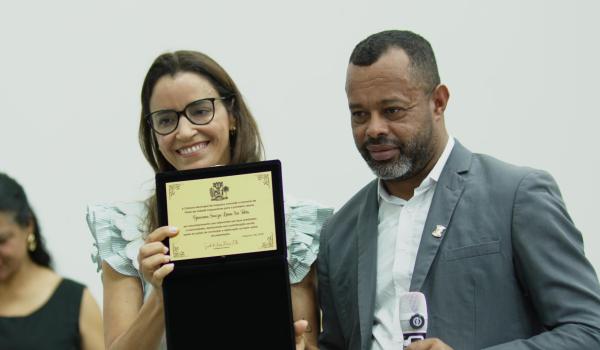 Imagens da Câmara Municipal de Iraquara realiza Sessão Solene e concede Título de Cidadã Iraquarense a personalidades de destaque
